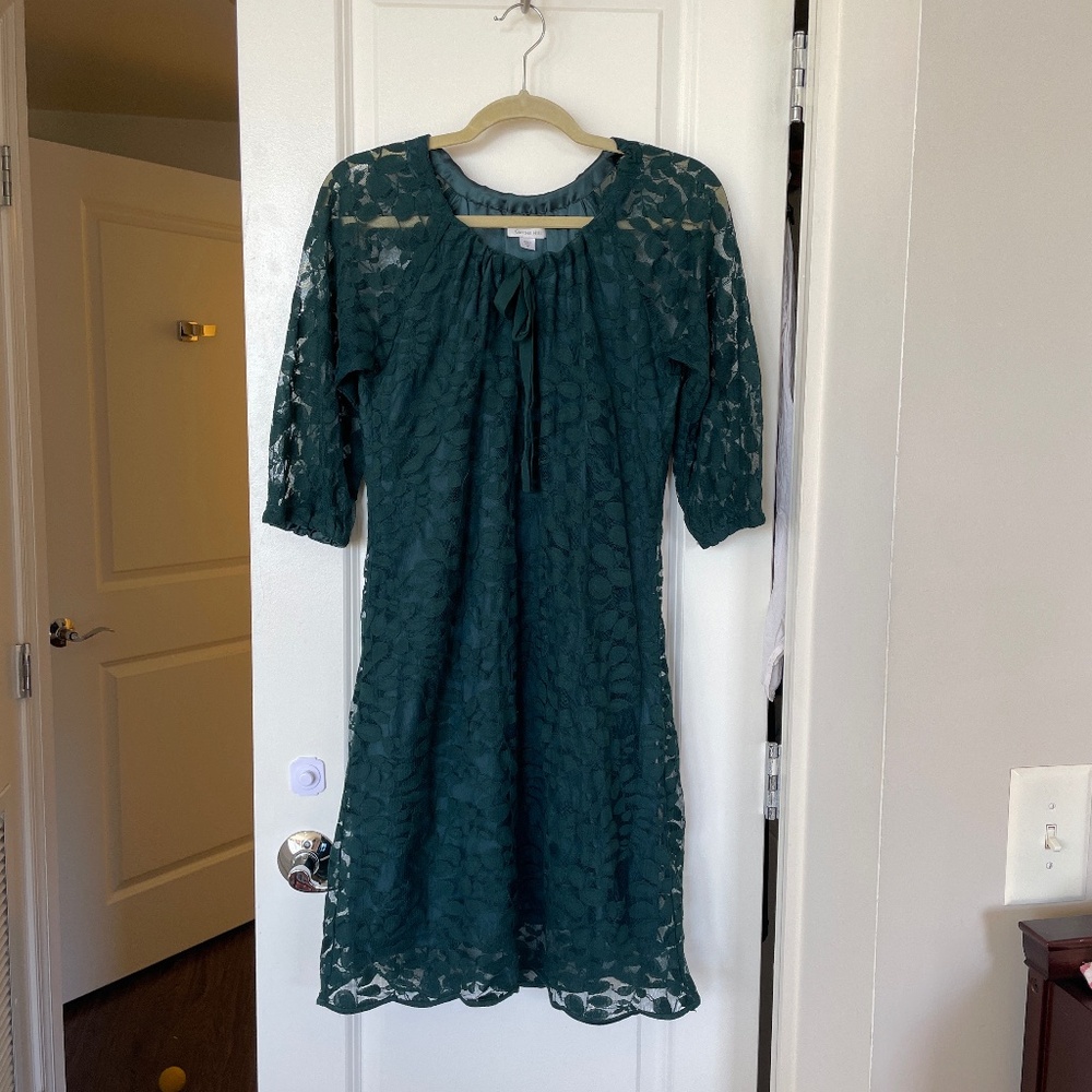 Garnet Hill Boheme Easy Lace Shift Dress